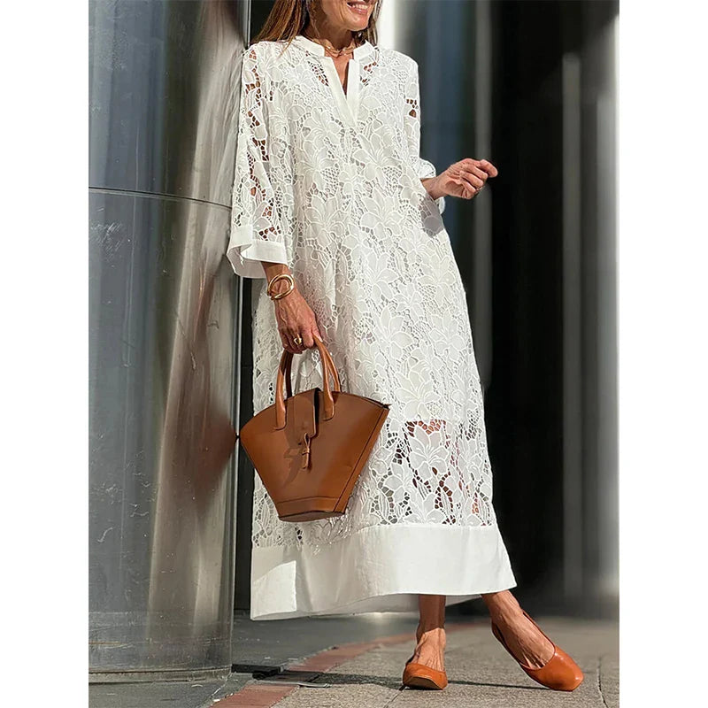 Eléna - Midi Lace Dress