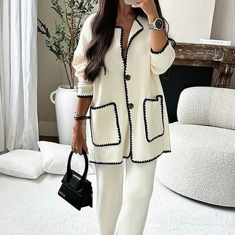Sophia - Cardigan et Pantalon Coordonné