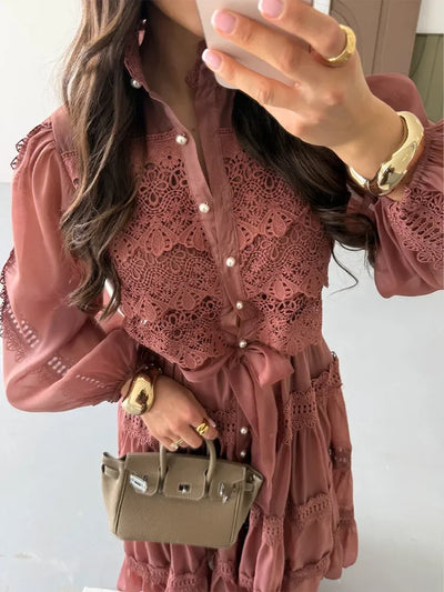 Lyna - Embroidered Maxi Dress