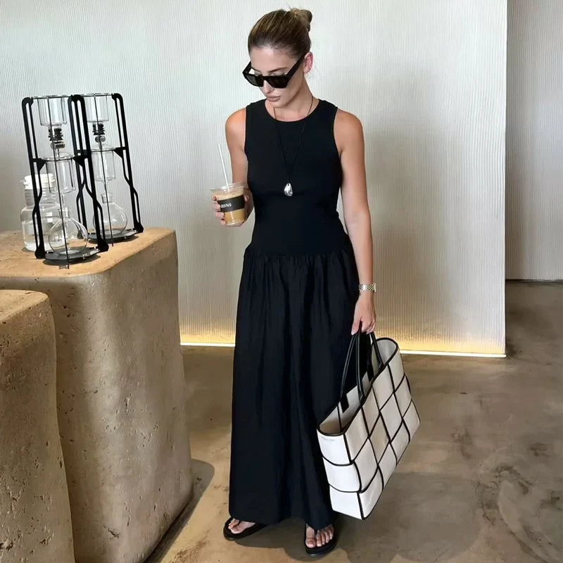 Clara™ Robe Longue Élégante Sans Manches