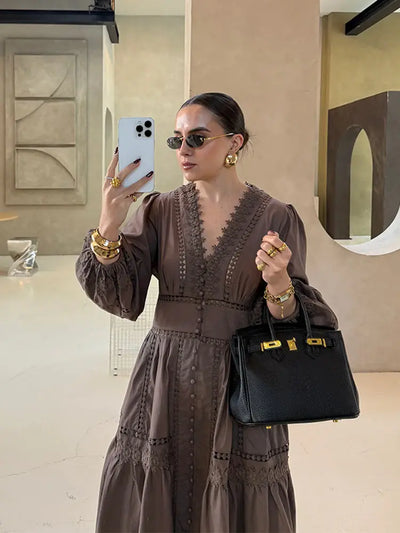 Mirella – Embroidered Maxi Dress