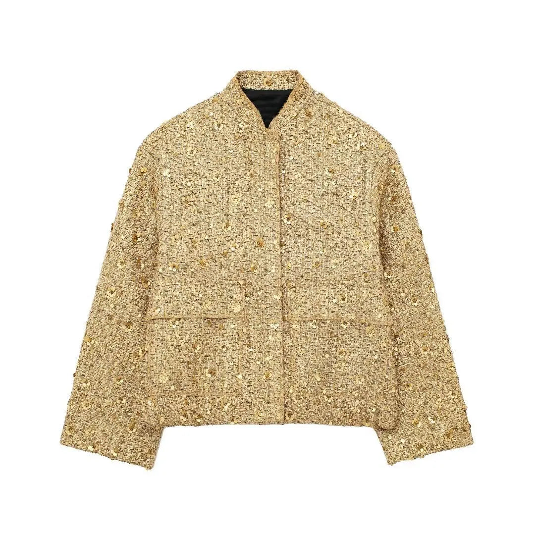 AURORA - VESTE AVEC BRODERIE DE PAILLETTES