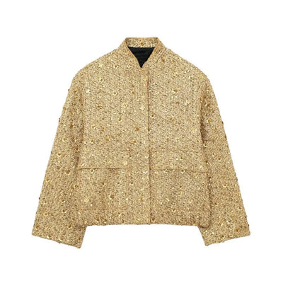 AURORA - VESTE AVEC BRODERIE DE PAILLETTES