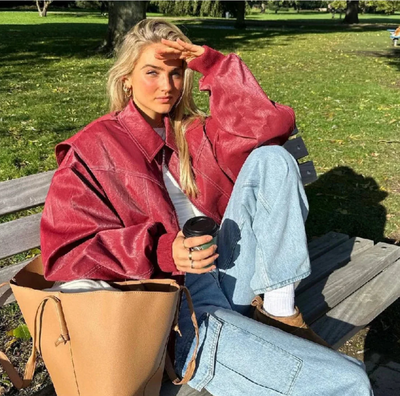 ALICE - VESTE EN CUIR