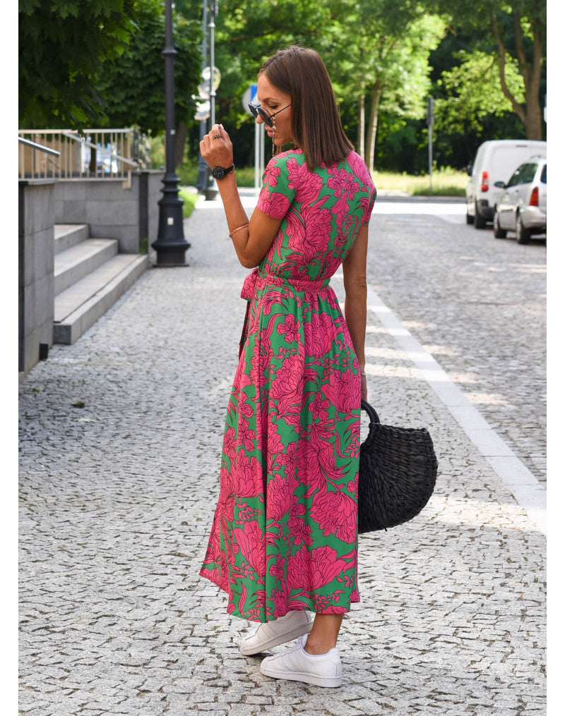 Kelly™ | Robe portefeuille avec une touche d'été
