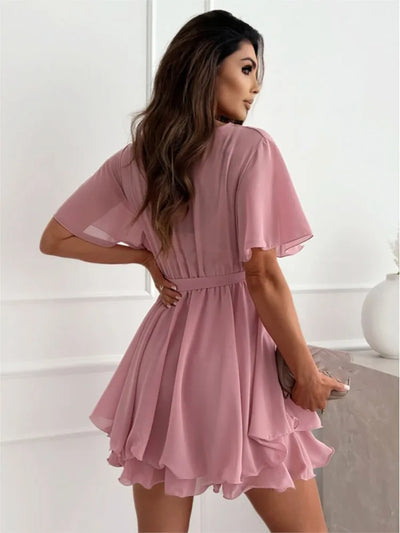 Rhea™ | Robe portefeuille avec volants