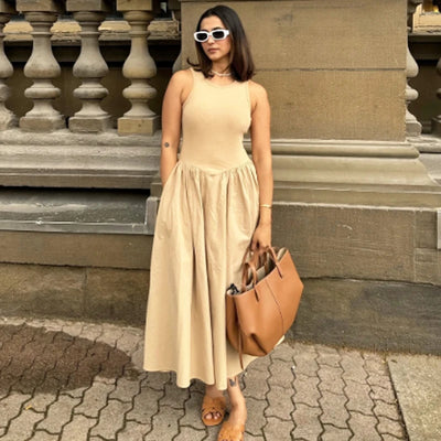 Clara™ Robe Longue Élégante Sans Manches