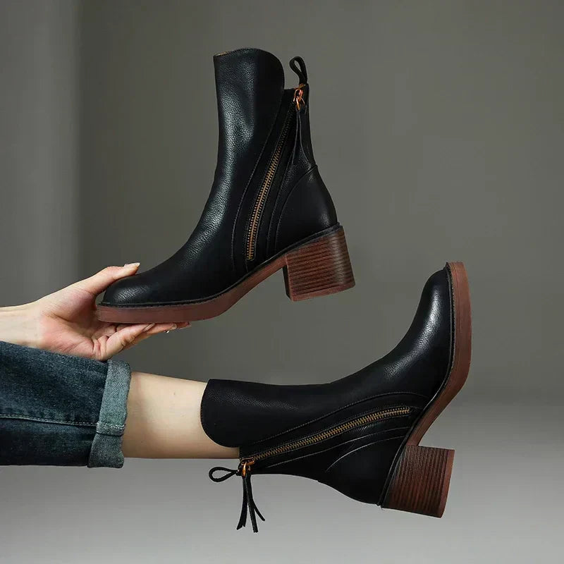 Sophie™ - Bottes en Cuir Premium