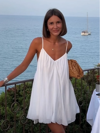 Jade | Robe d'été blanche