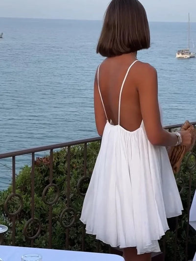 Jade | Robe d'été blanche