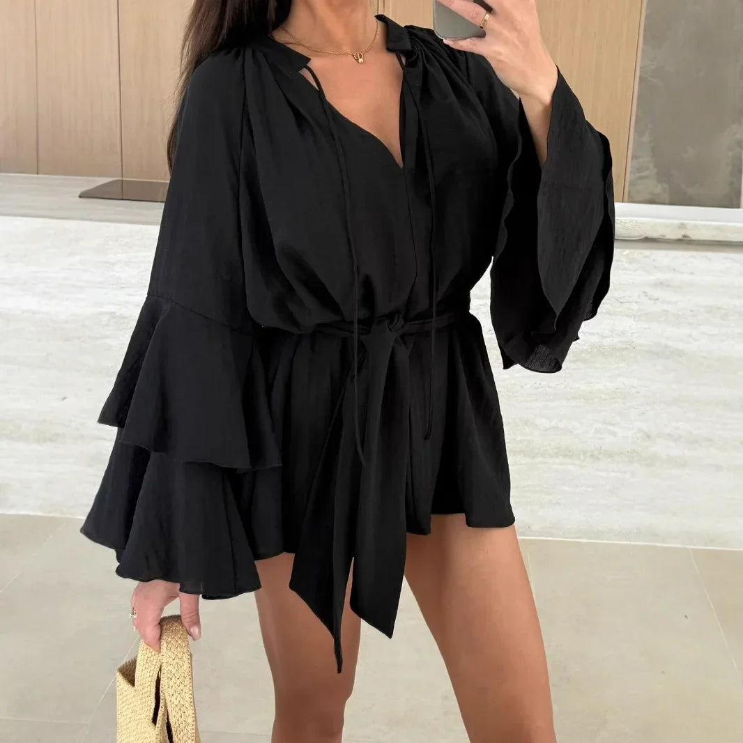 Dina™ | Robe chemise légère avec ceinture