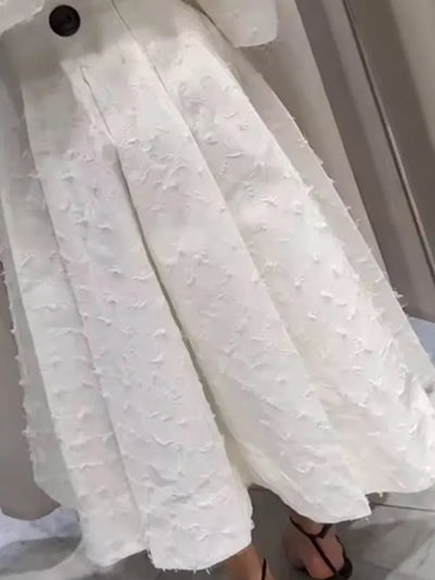Élise - Broderie Ensemble avec Jupe Ample
