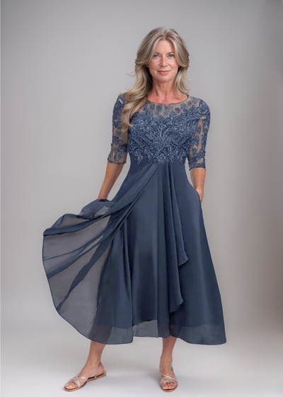 Leni™ | Robe en Chiffon Élégante