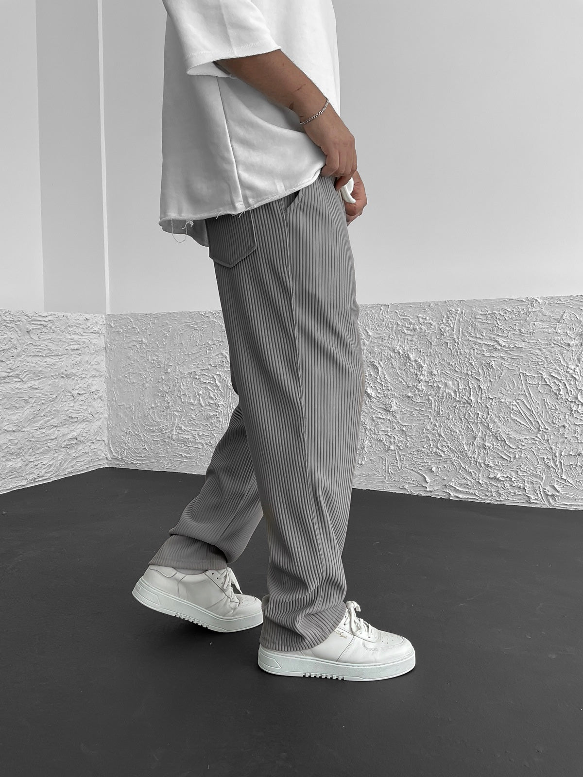 NICOLAS - PANTALON CÔTELÉ