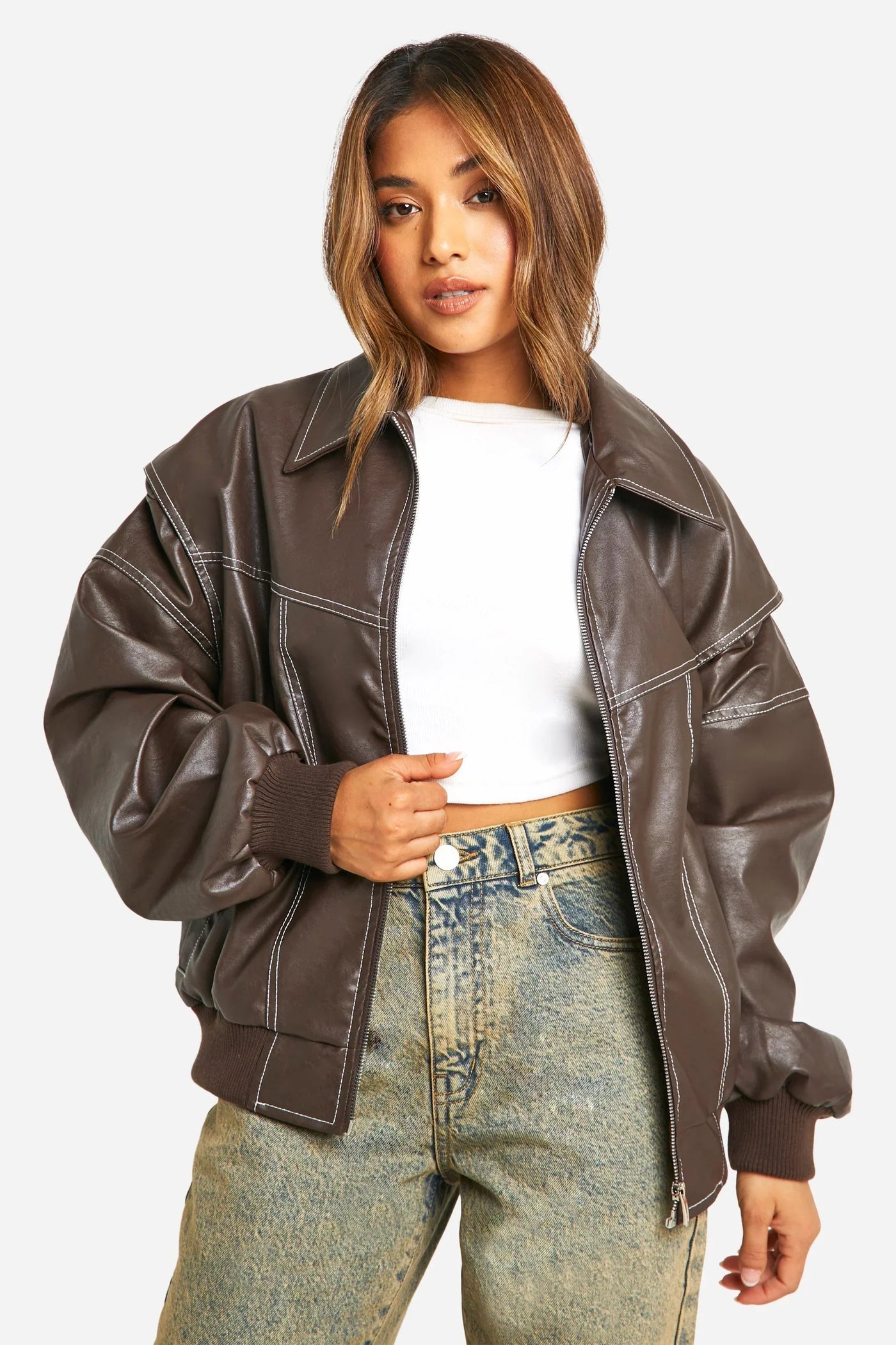 ALICE - VESTE EN CUIR