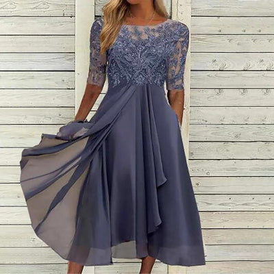Leni™ | Robe en Chiffon Élégante