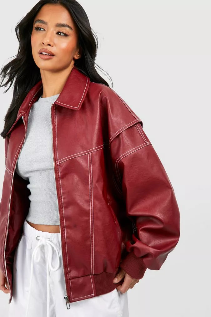 ALICE - VESTE EN CUIR