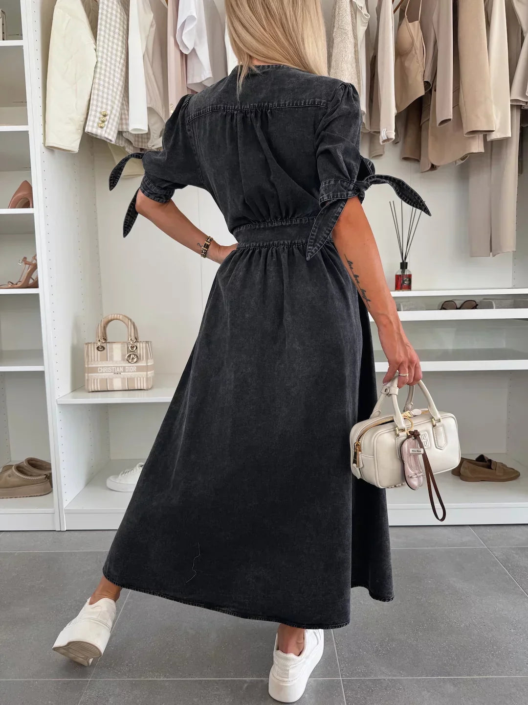 Luise™ | Robe en Denim Éclatante