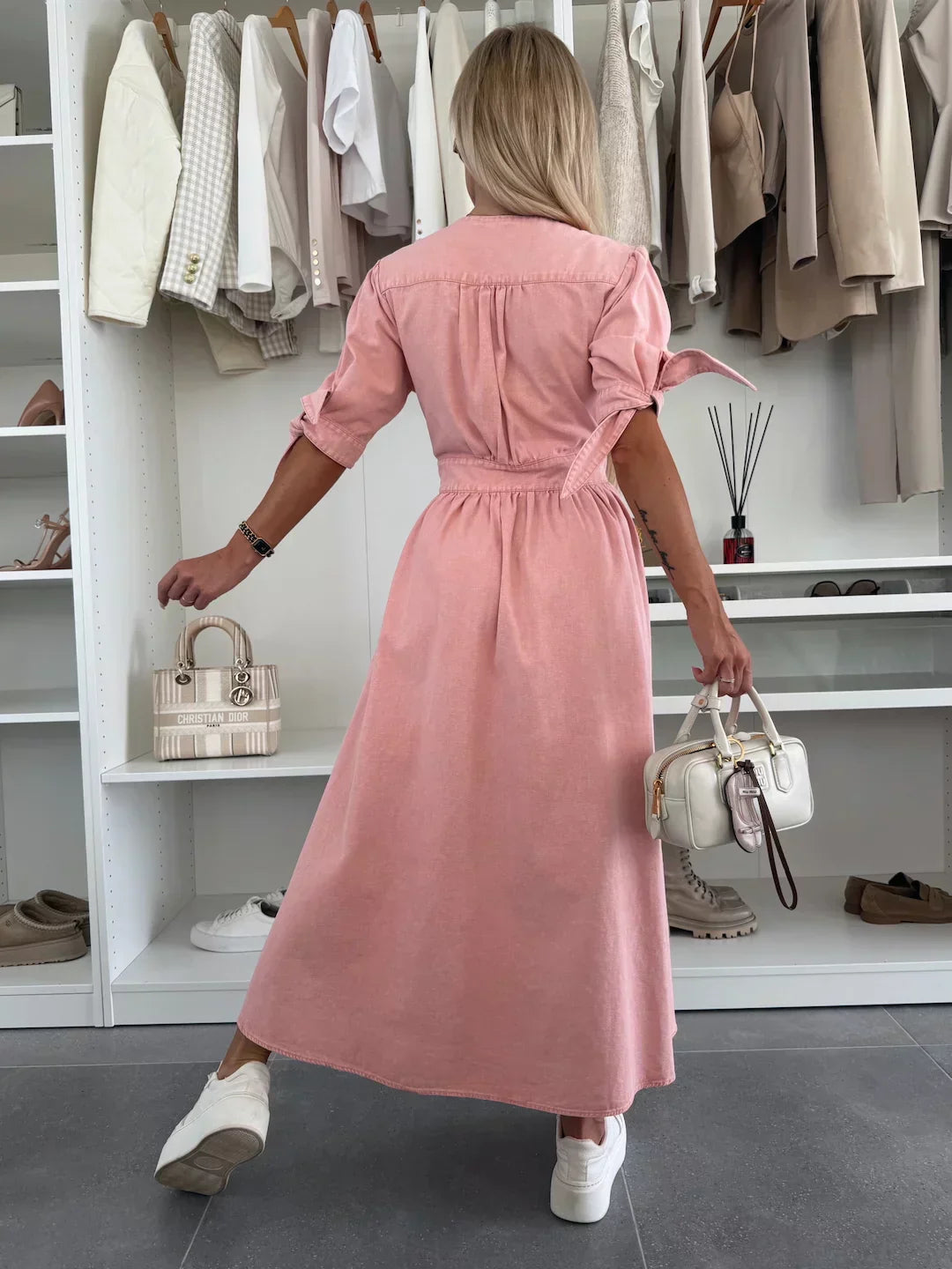 Luise™ | Robe en Denim Éclatante