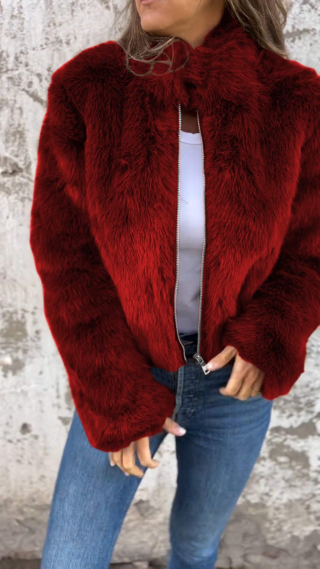 LENA - MANTEAU DE FOURRURE