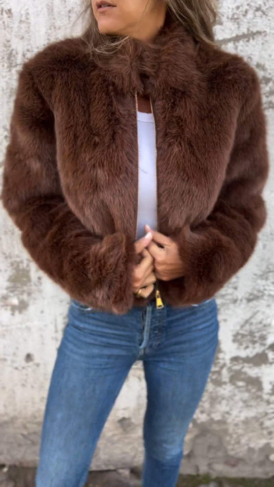 LENA - MANTEAU DE FOURRURE