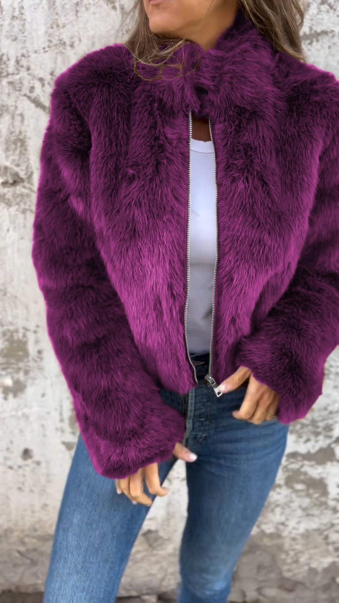 LENA - MANTEAU DE FOURRURE