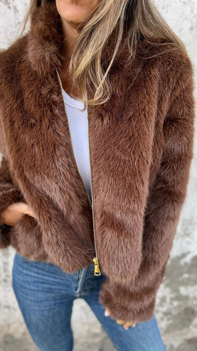 LENA - MANTEAU DE FOURRURE