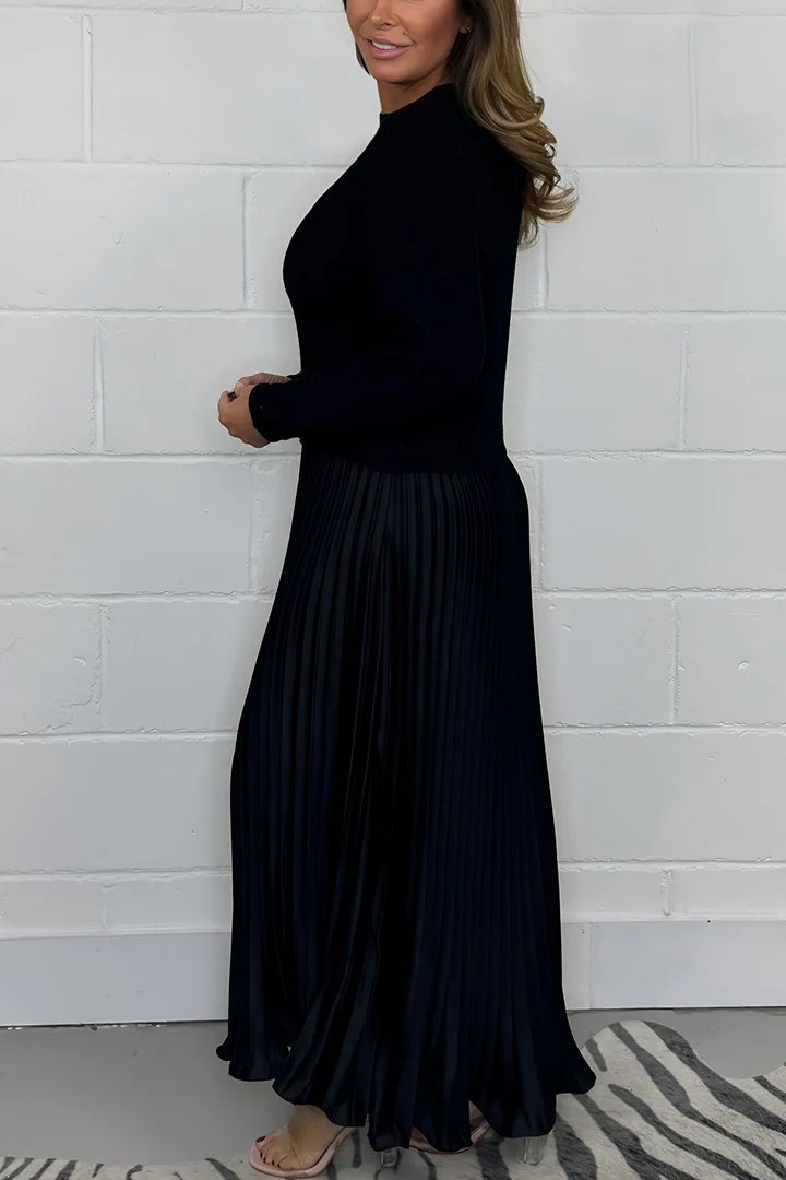 Clara™ | Ensemble de pull élégant et jupe plissée