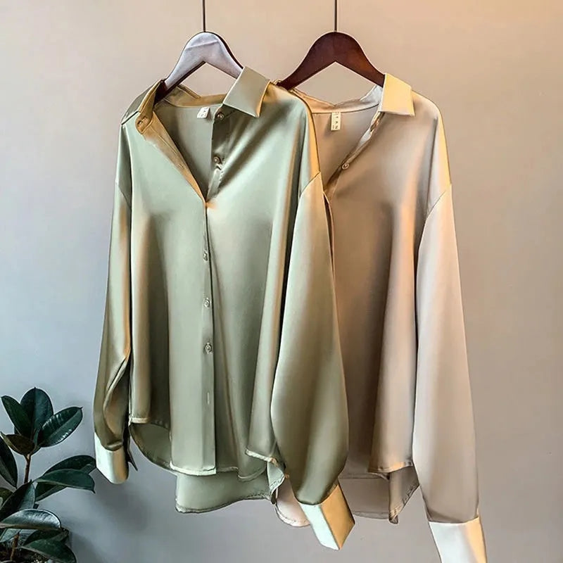 SOFIA - BLOUSE EN SATIN