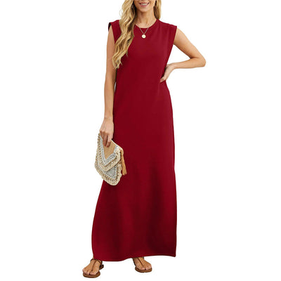 Therese™ | Robe maxi sans manches au style minimaliste