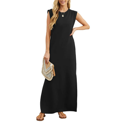 Therese™ | Robe maxi sans manches au style minimaliste